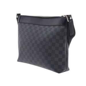 Louis Vuitton Mick Black Damier Shoulder Graphite Leather Bag